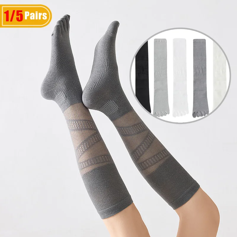 Ankle Support Badminton - 1/5 Pares de Calcetines de Compresión
