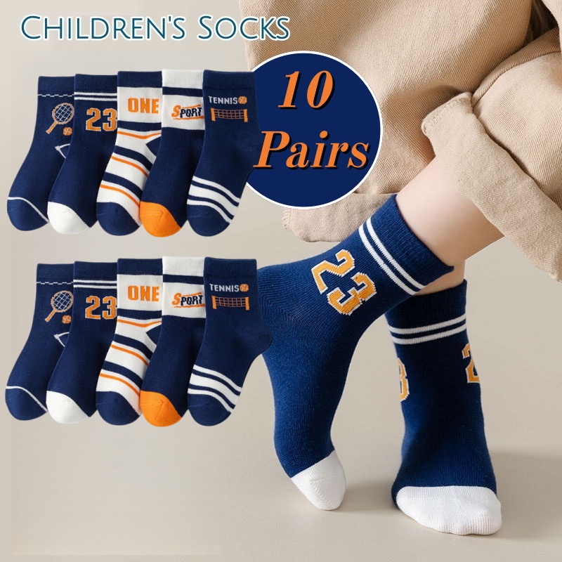 Ankle Support Badminton - 10 Pares de Calcetines Deportivos para