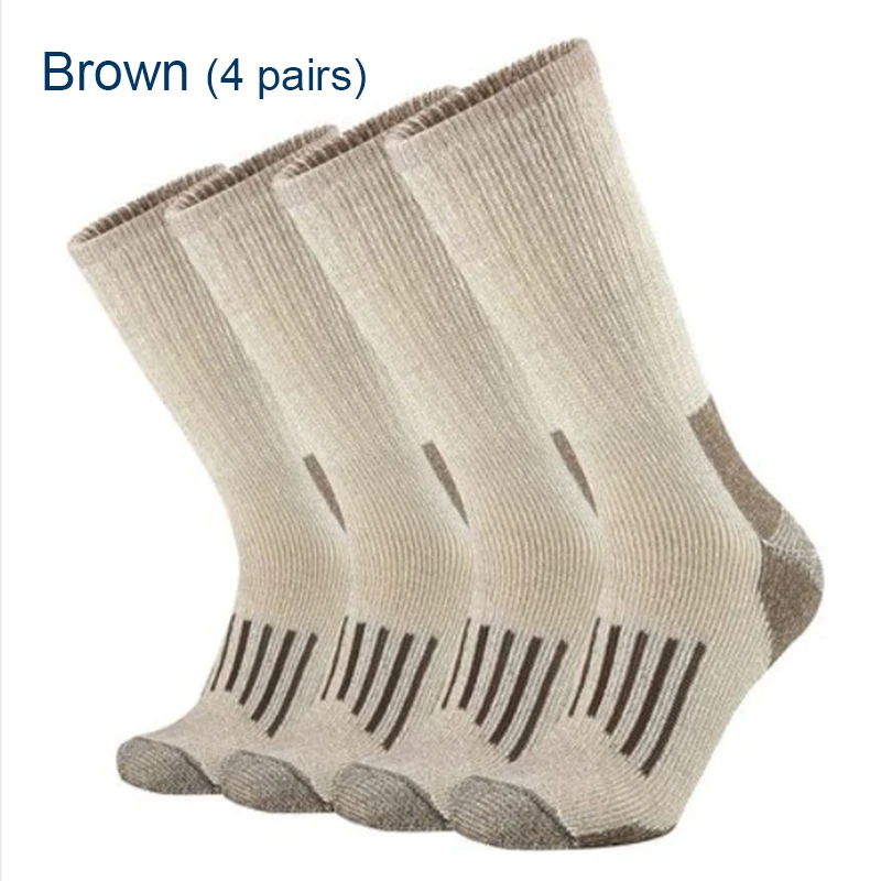 Ankle Support Badminton - Calcetines de lana 80% gruesos y