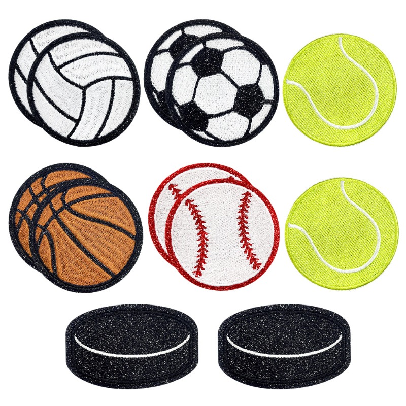 Badminton Icon - Brillo deportes béisbol fútbol tenis hierro-on