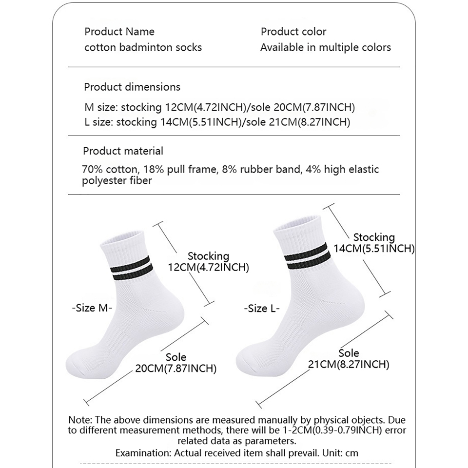 Calcetines Deportivos Profesio - Ankle Support Badminton reseña y precio