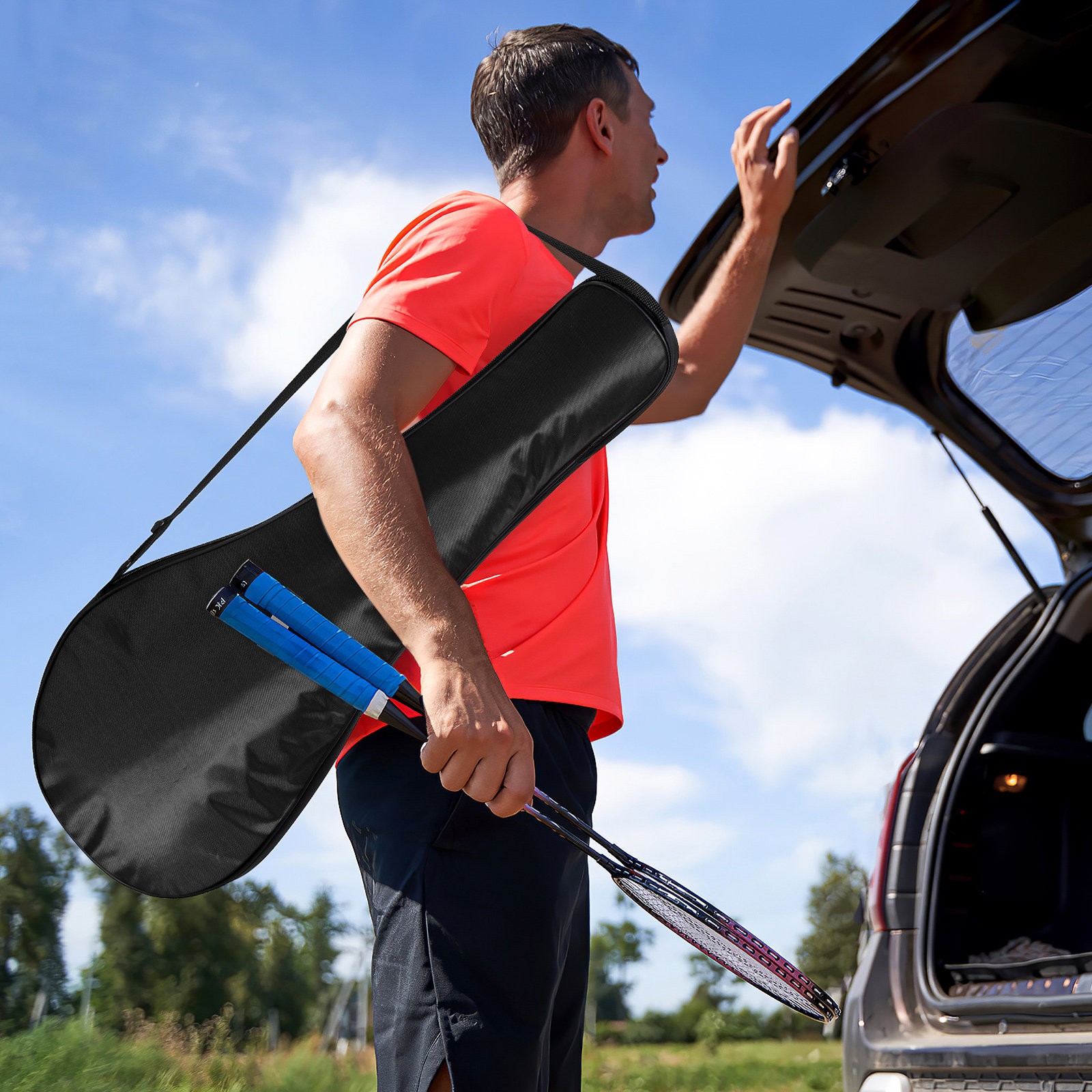 Bolsa de bádminton para exteri - Badminton Racket reseña y precio