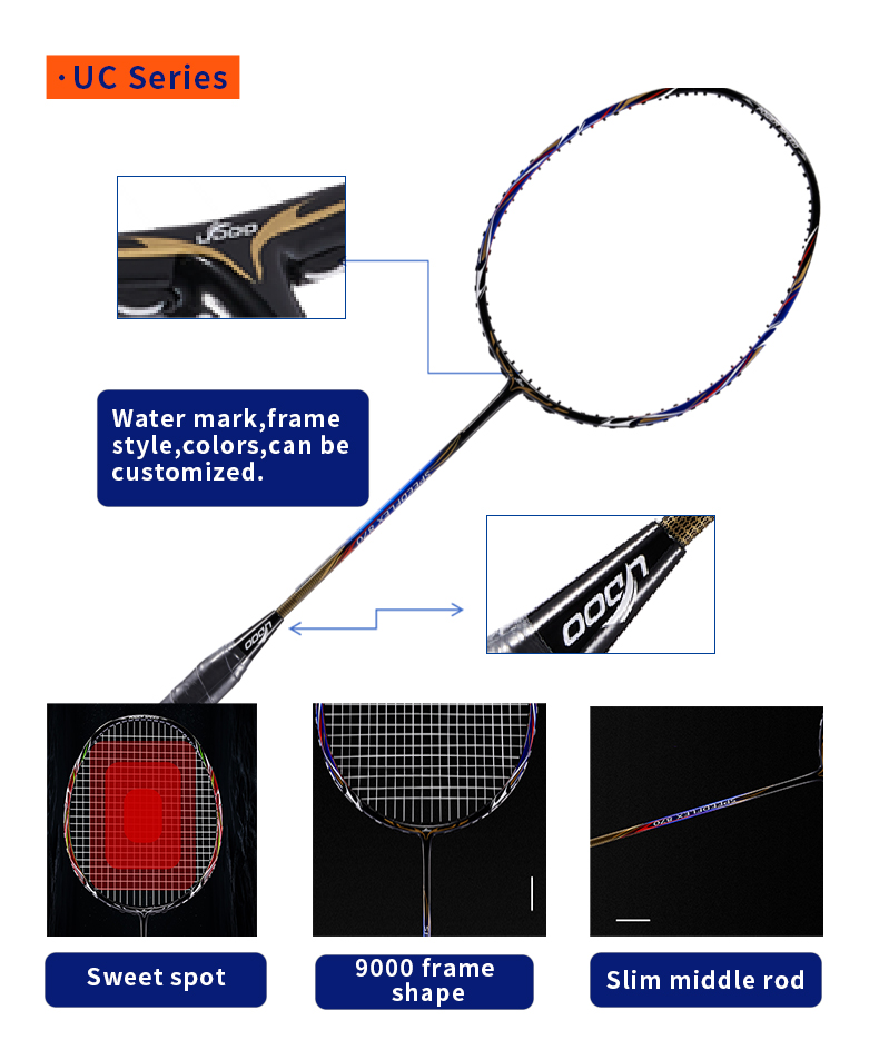 Raqueta de bádminton UC670 3U  - Badminton Racket reseña y precio