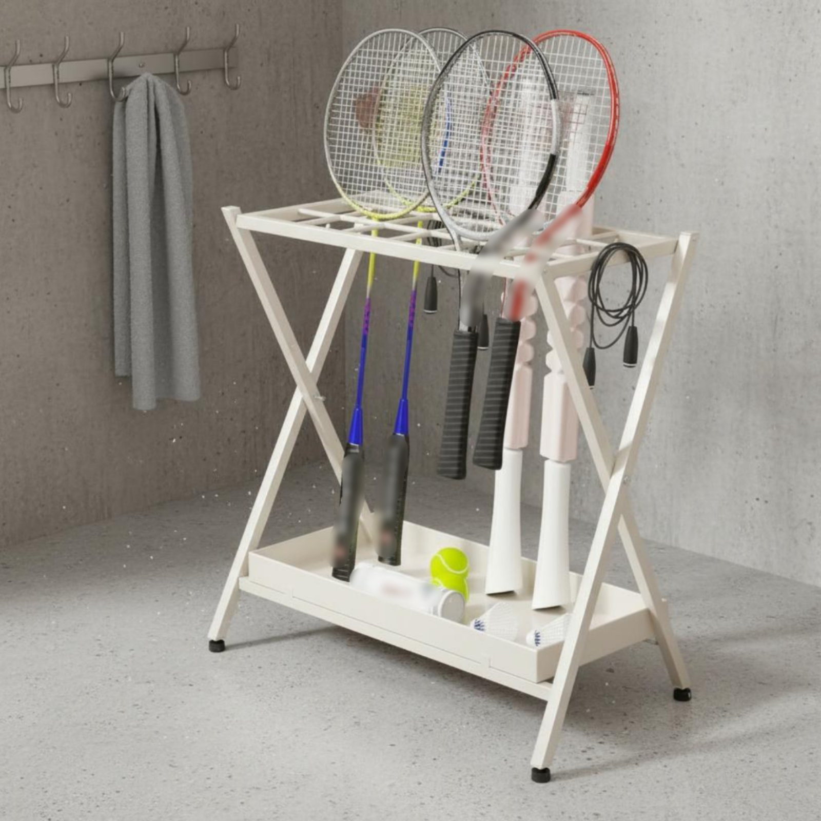 Soporte Plegable para Raqueta  - Badminton Racket reseña y precio